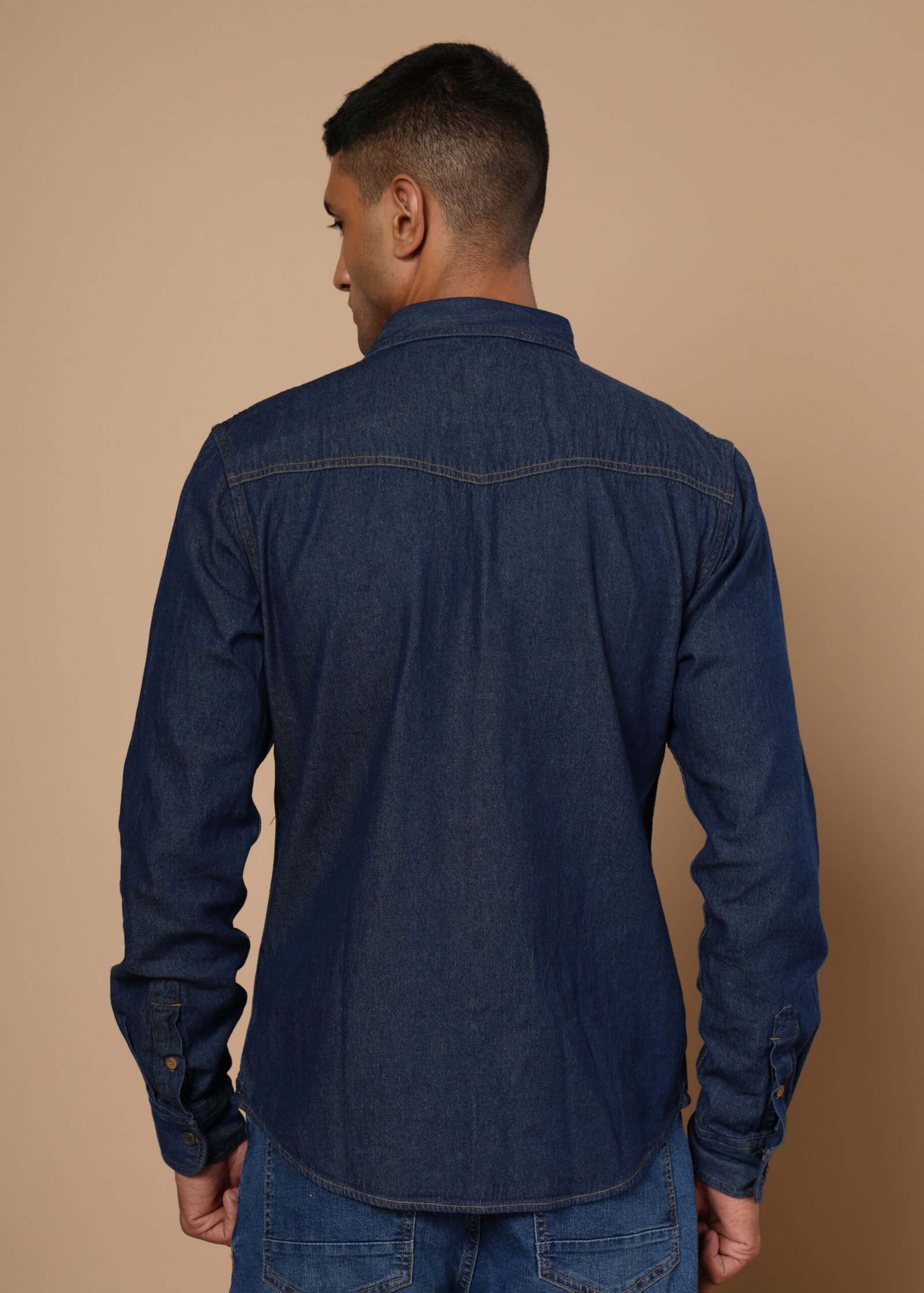 Vintage Denim Shirt - Macho Blue - Image 3