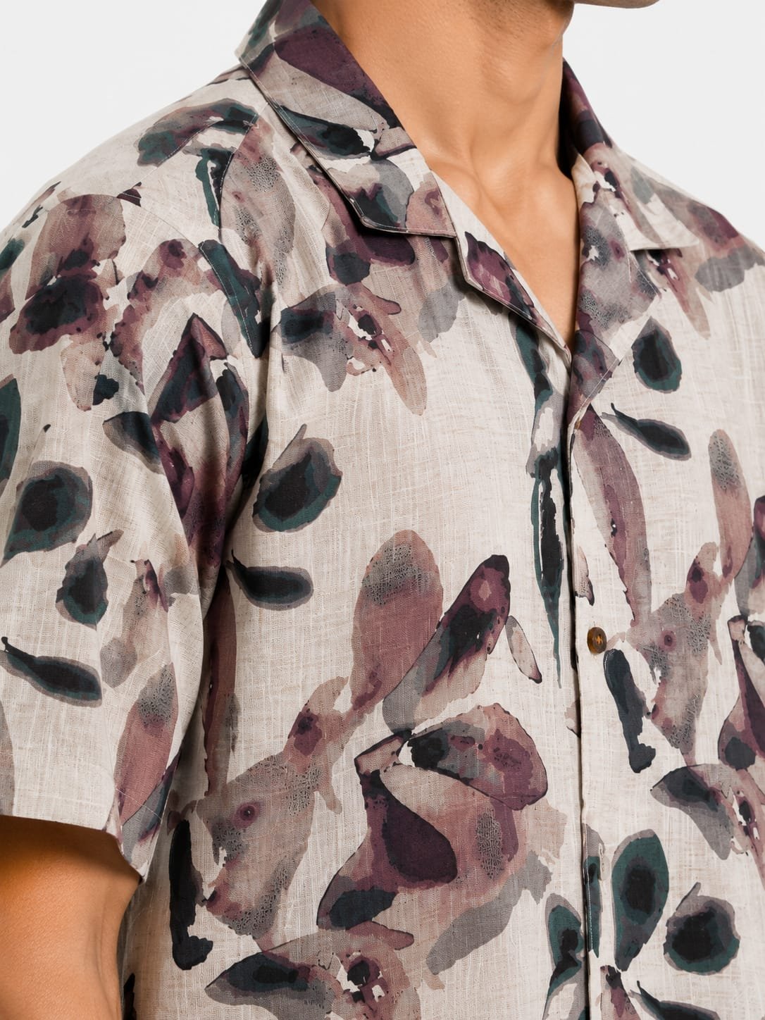 Green Petals Resort Shirt - Image 4