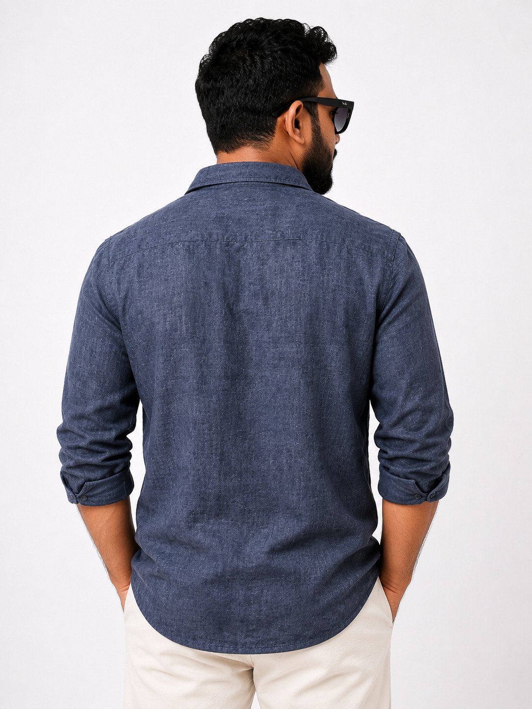 Slate Drift Casual Shirt - Image 2