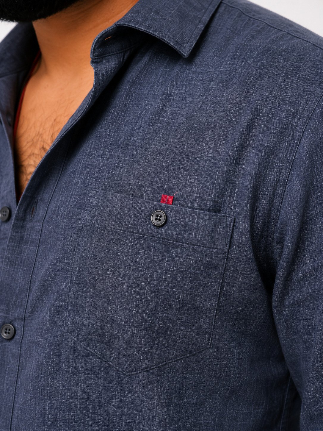 Slate Drift Casual Shirt - Image 4