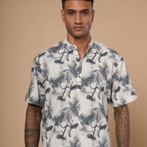 Blue Petals Resort Shirt